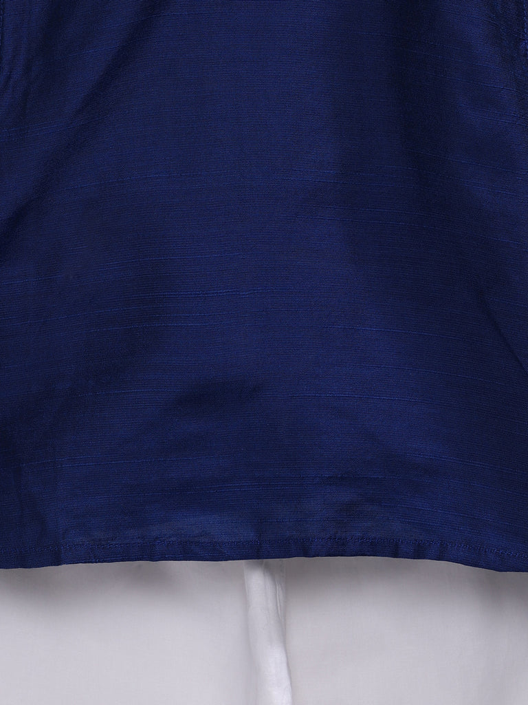 Kids Boys Straight Full Sleeve Royal Blue Kp Set