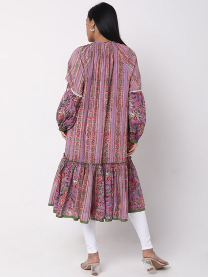Relaxed Fit Floral Kurta