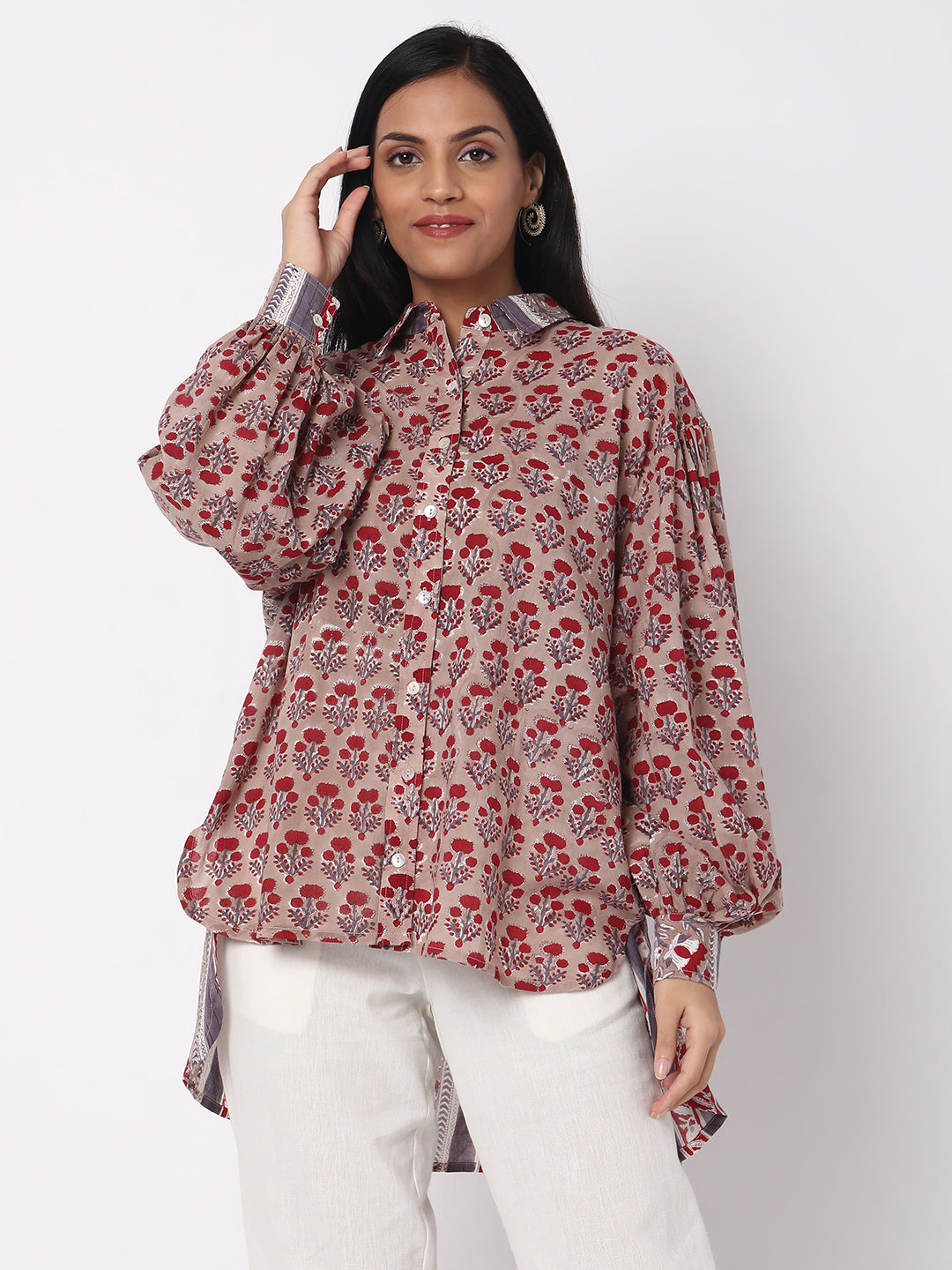 Comfort Fit Floral Top