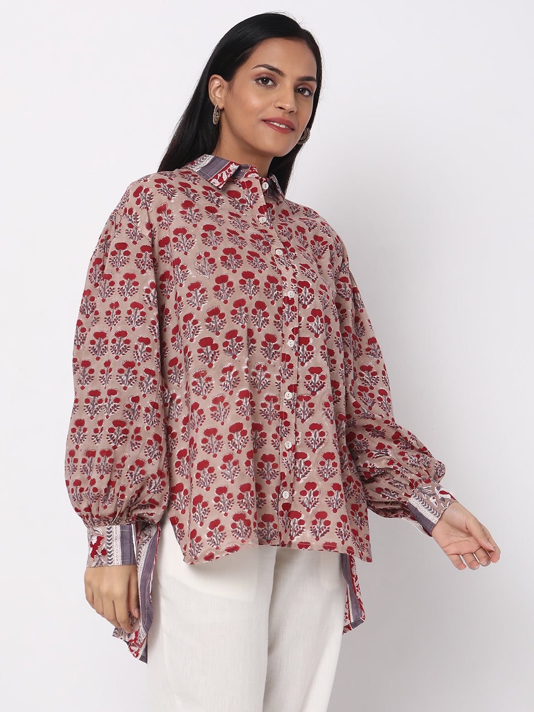 Comfort Fit Floral Top