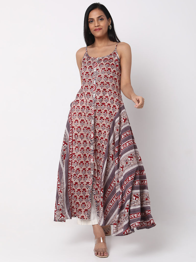Relaxed Fit Floral Kurta