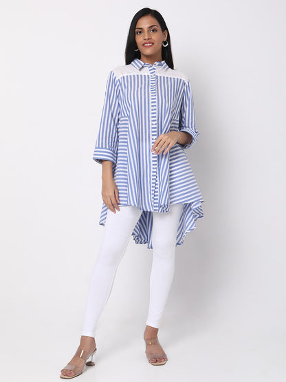 Flare Fit Striped Kurta