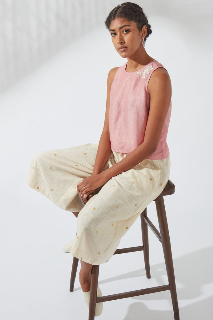 Sea Pink Crop Top