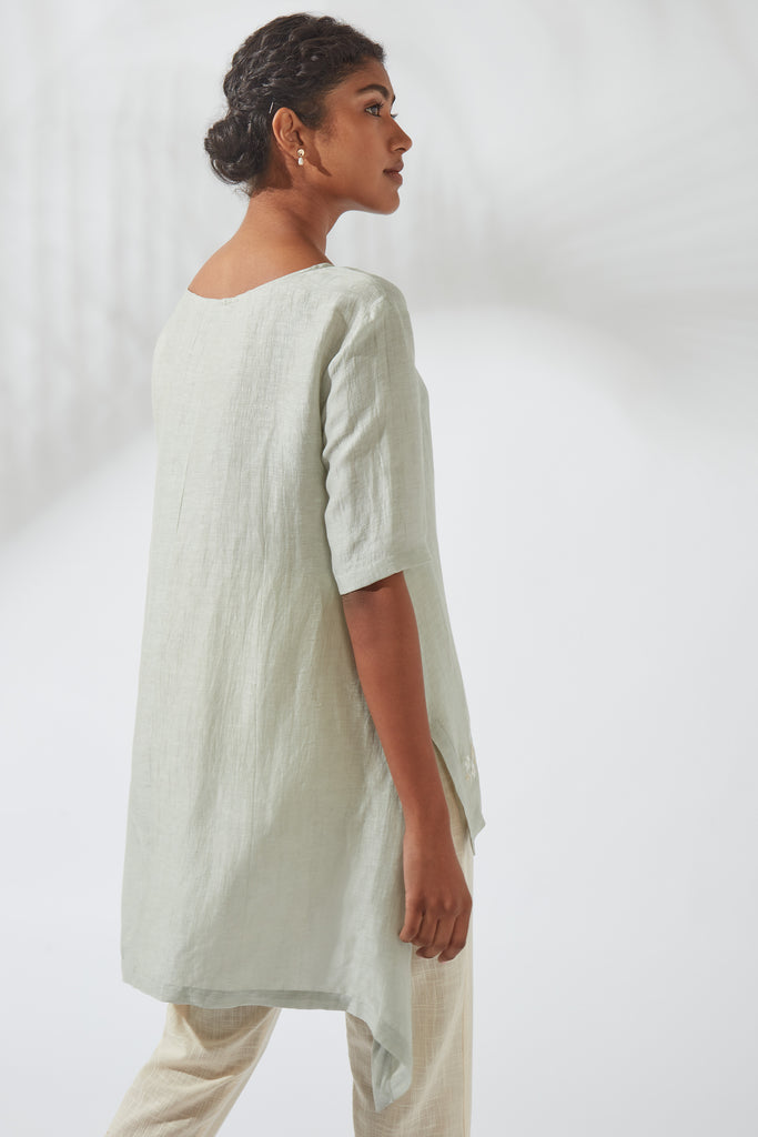 Mirage Gray High-Low Top