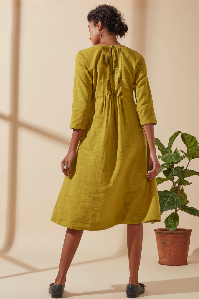 Mustard Straight Kurta