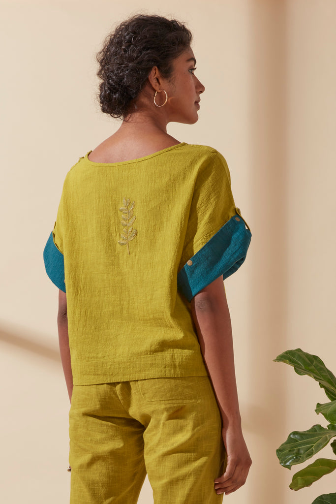 Ishita Dutta in Mustard Box Top