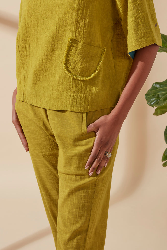 Ishita Dutta in Mustard Box Top