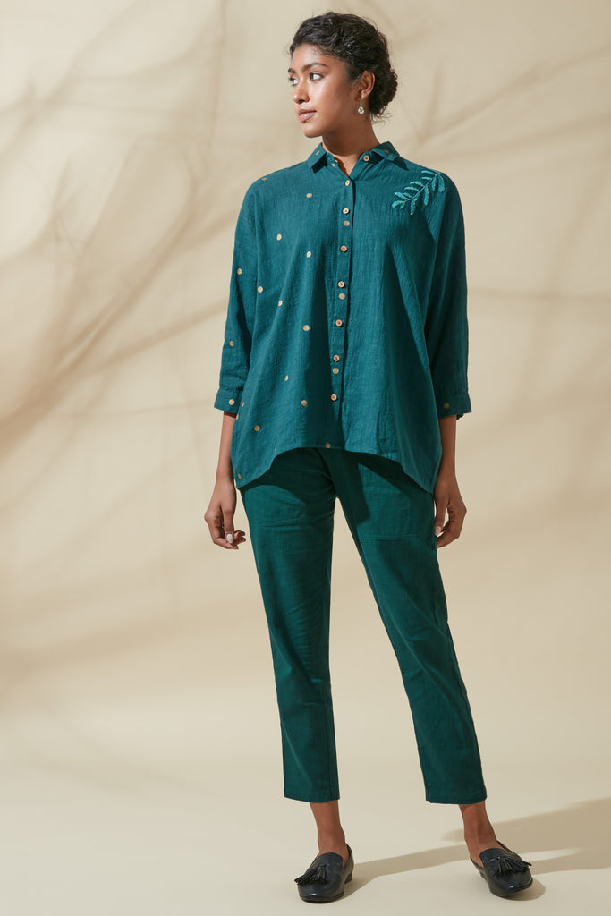 Teal Box Shirt