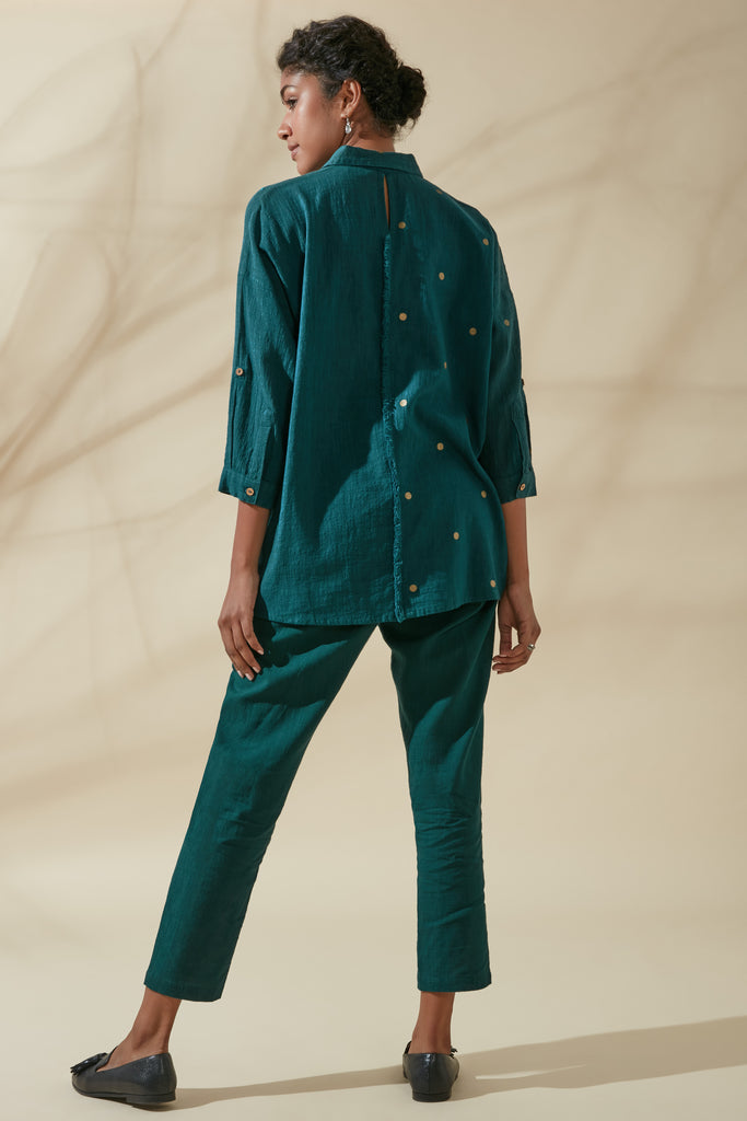 Teal Box Shirt