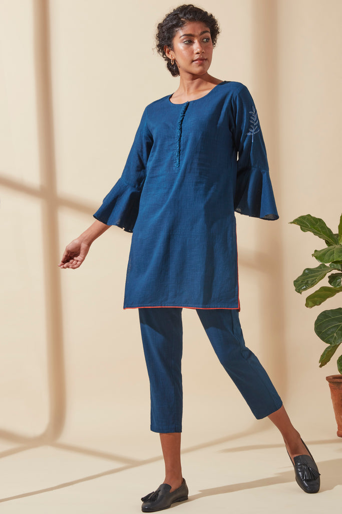 Indigo Bell Sleeve Tunic