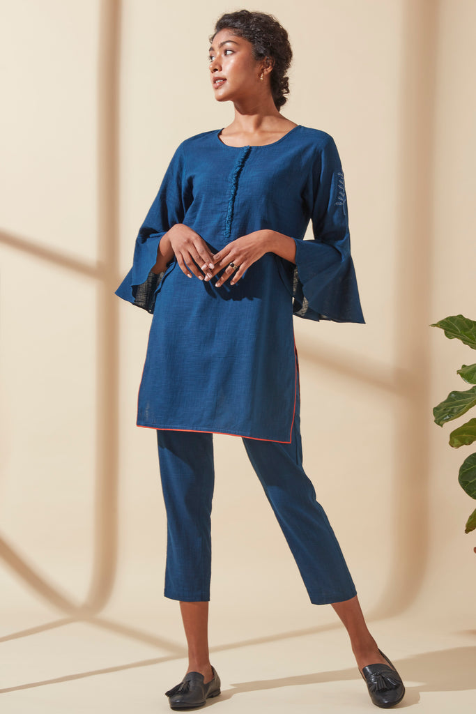 Indigo Bell Sleeve Tunic