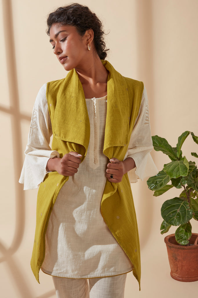 Mustard Waterfall Jacket