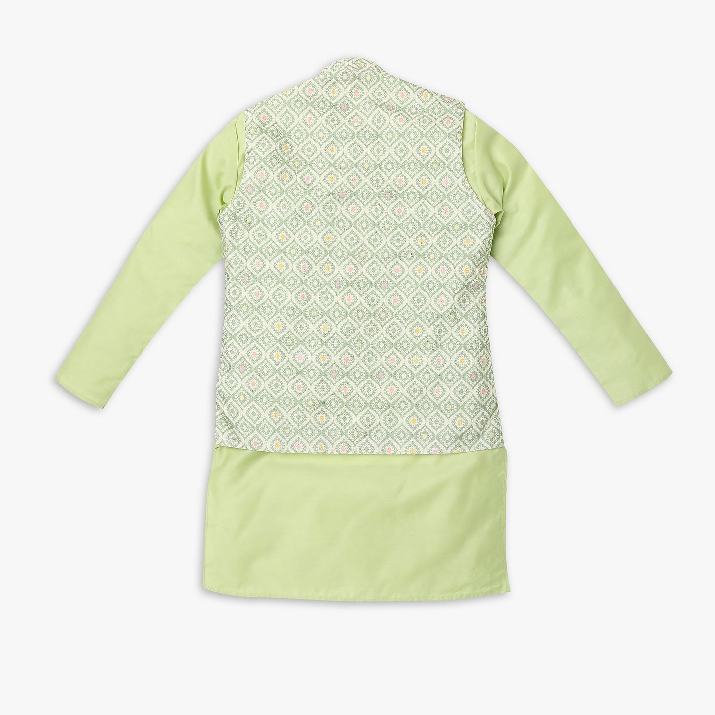 Boys Regular Fit Embellished Kurta Sets