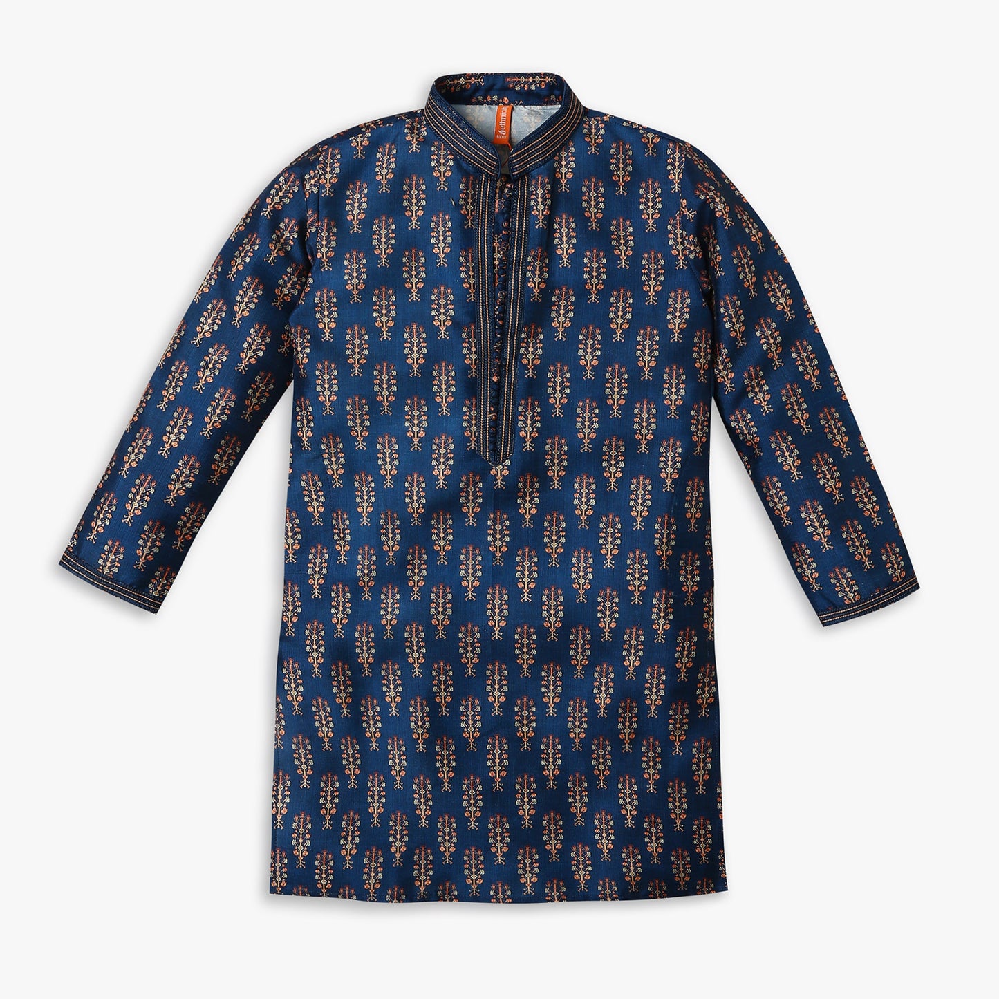 Boy's Regular Fit Printed Kurta Sets