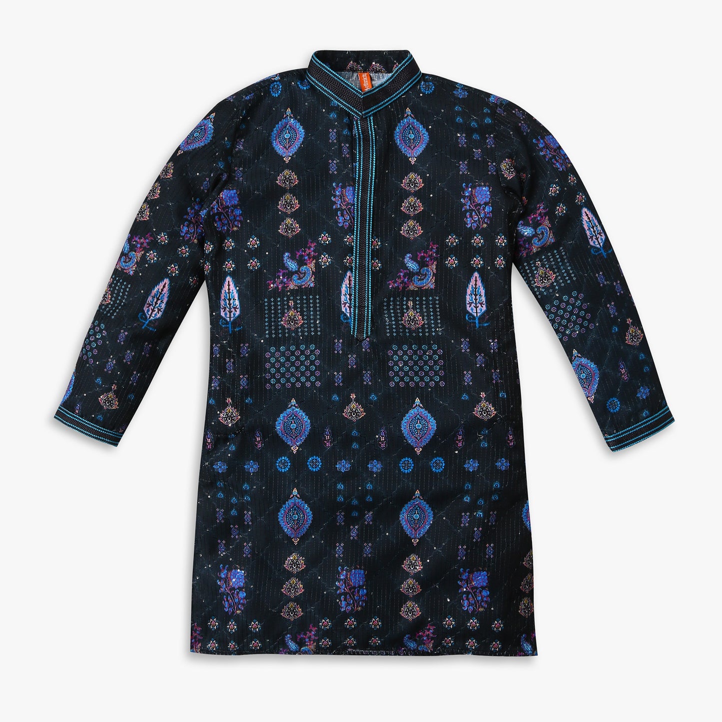 Boy's Regular Fit Embellished Kurta Sets