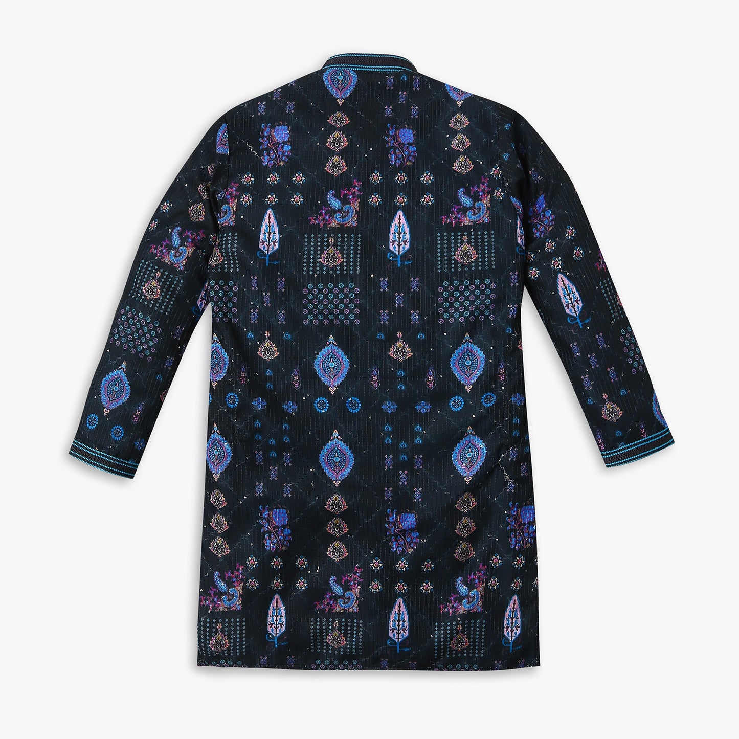 Boy's Regular Fit Embellished Kurta Sets