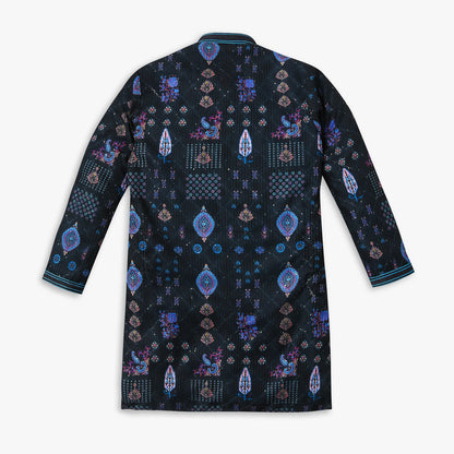 Boy's Regular Fit Embellished Kurta Sets