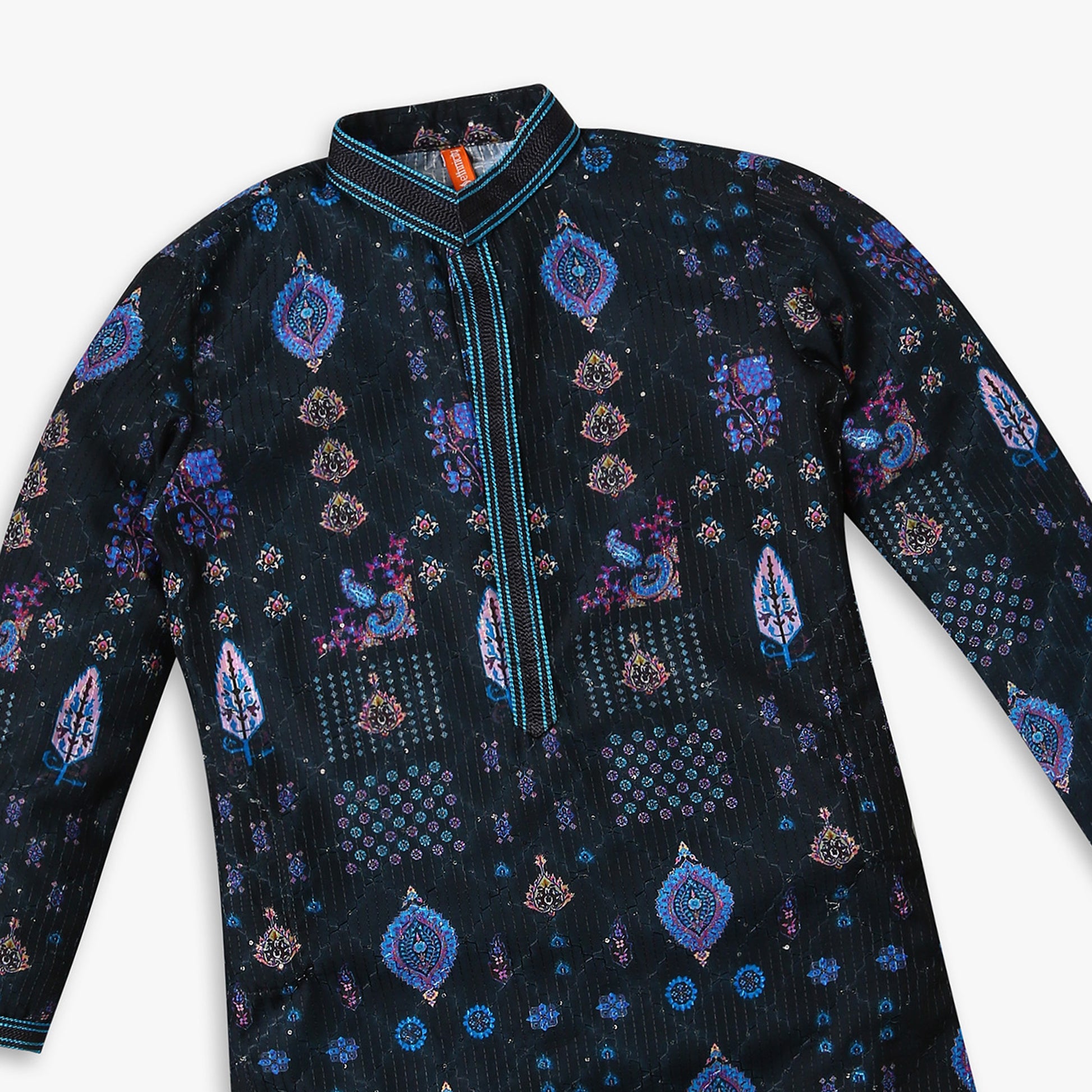 Boy's Regular Fit Embellished Kurta Sets