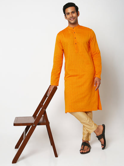 Regular Fit Solid Mid Rise Ethnic Pants