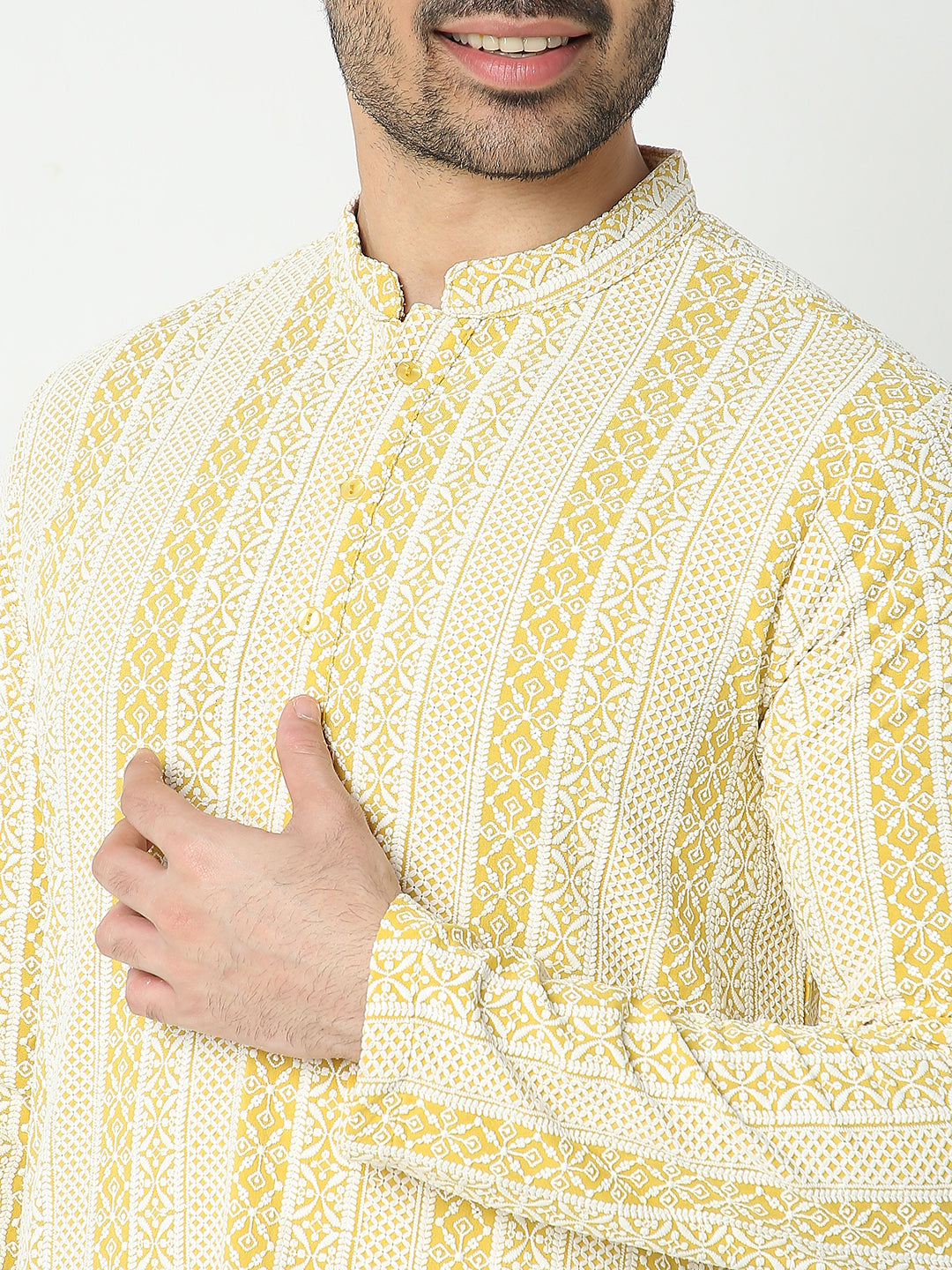 Regular Fit Embroidered Kurta Sets