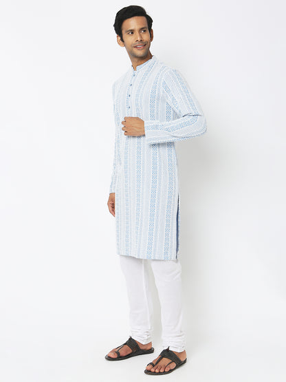 Regular Fit Embroidered Kurta Sets