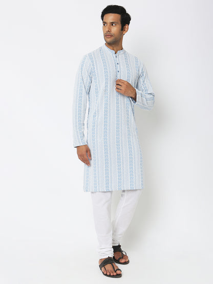 Regular Fit Embroidered Kurta Sets