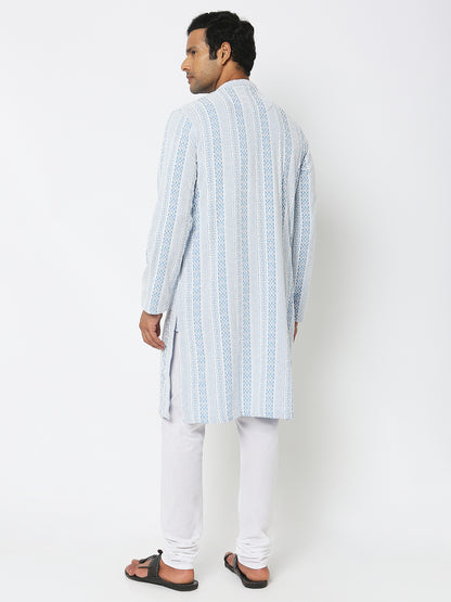 Regular Fit Embroidered Kurta Sets