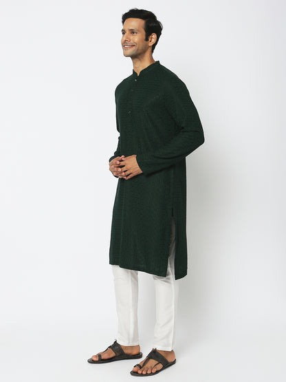 Regular Fit Embroidered Kurta Sets