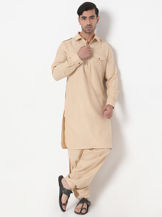 Regular Fit Solid Kurta Sets