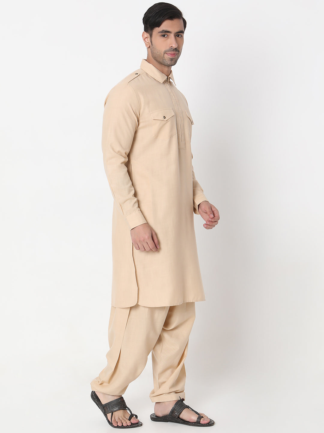 Regular Fit Solid Kurta Sets