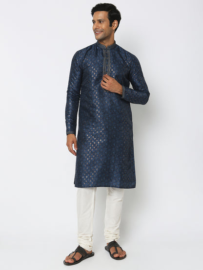 Regular Fit Jacquard Kurta Sets