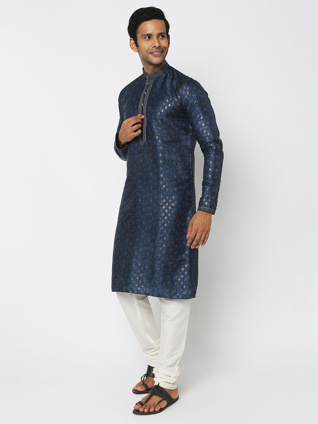 Regular Fit Jacquard Kurta Sets