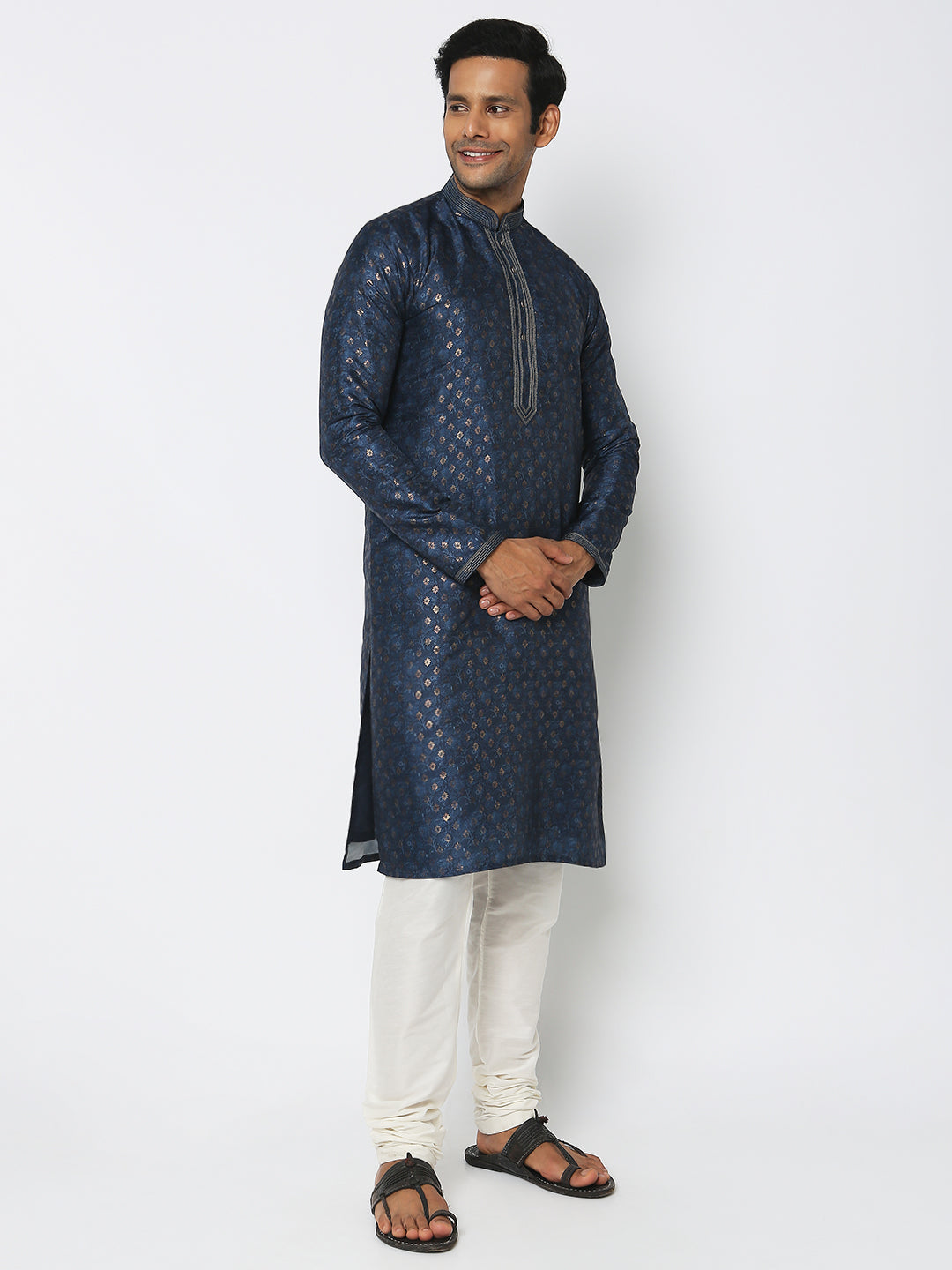 Regular Fit Jacquard Kurta Sets