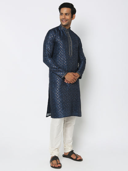 Regular Fit Jacquard Kurta Sets