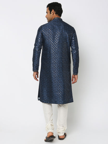 Regular Fit Jacquard Kurta Sets