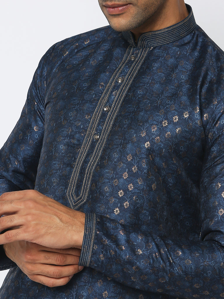 Regular Fit Jacquard Kurta Sets