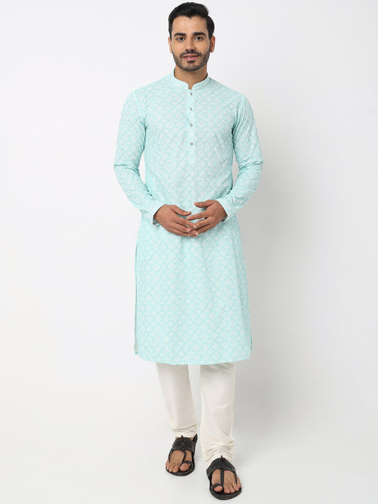 Regular Fit Embroidered Kurta Sets
