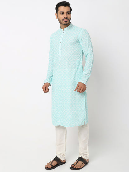 Regular Fit Embroidered Kurta Sets