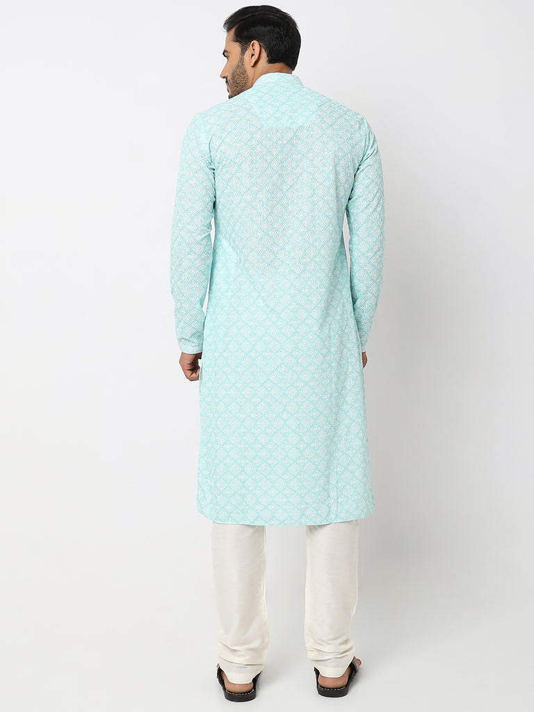 Regular Fit Embroidered Kurta Sets