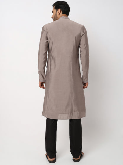Regular Fit Embroidered Kurta Sets