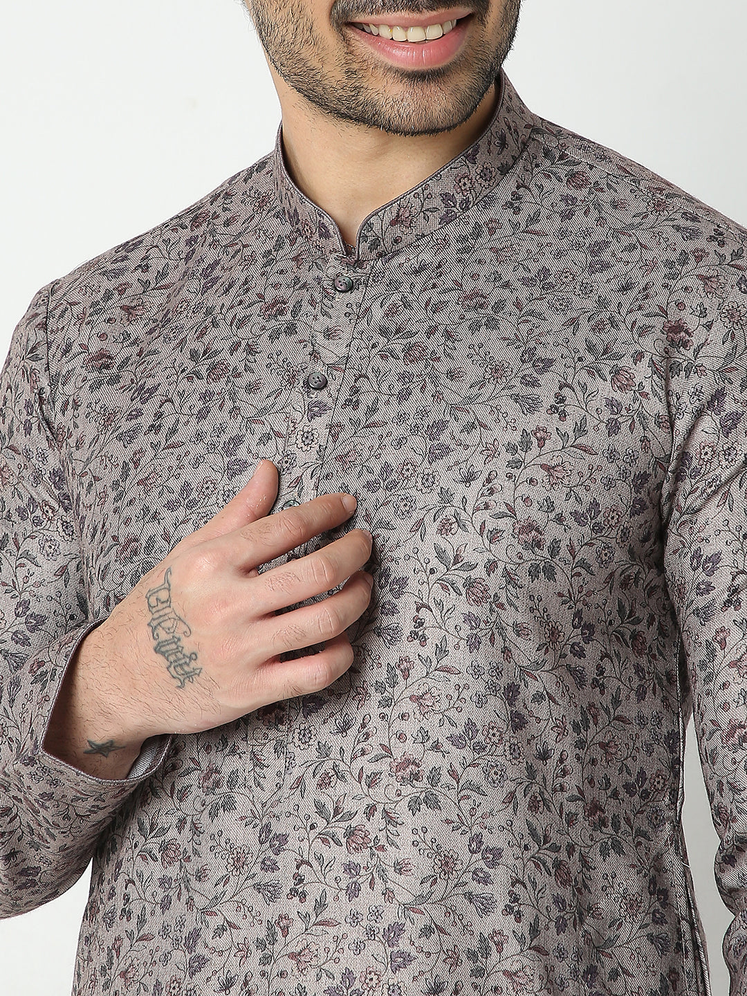 Regular Fit Jacquard Kurta Sets