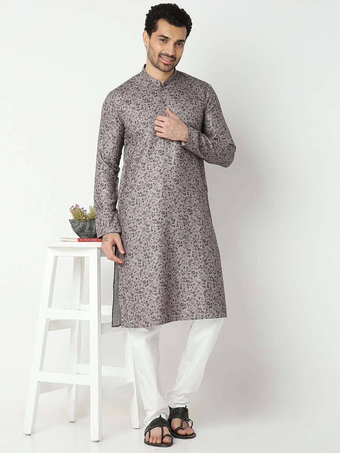 Regular Fit Jacquard Kurta Sets