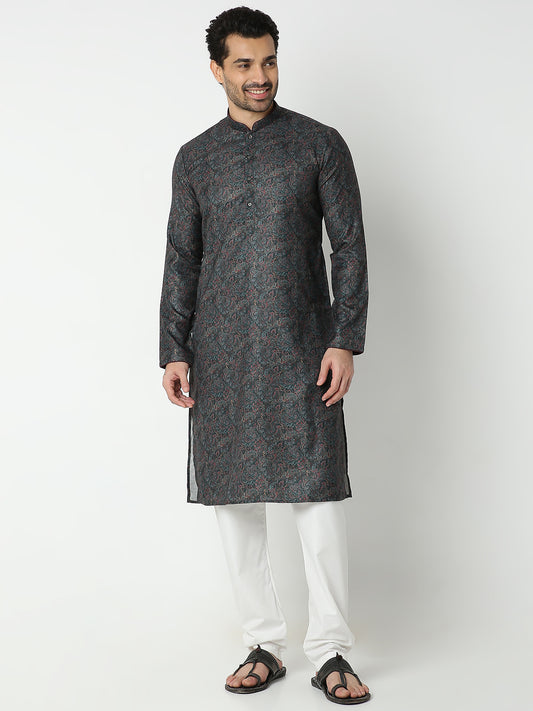 Regular Fit Jacquard Kurta Sets