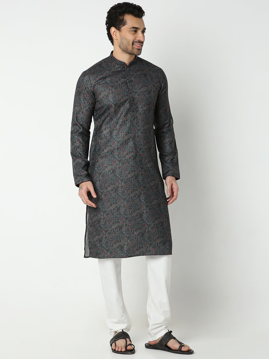 Regular Fit Jacquard Kurta Sets