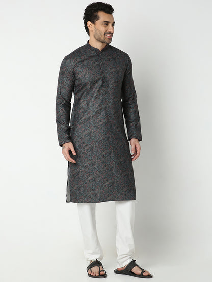 Regular Fit Jacquard Kurta Sets