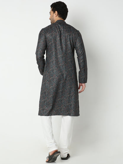 Regular Fit Jacquard Kurta Sets