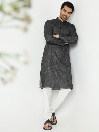 Regular Fit Jacquard Kurta Sets