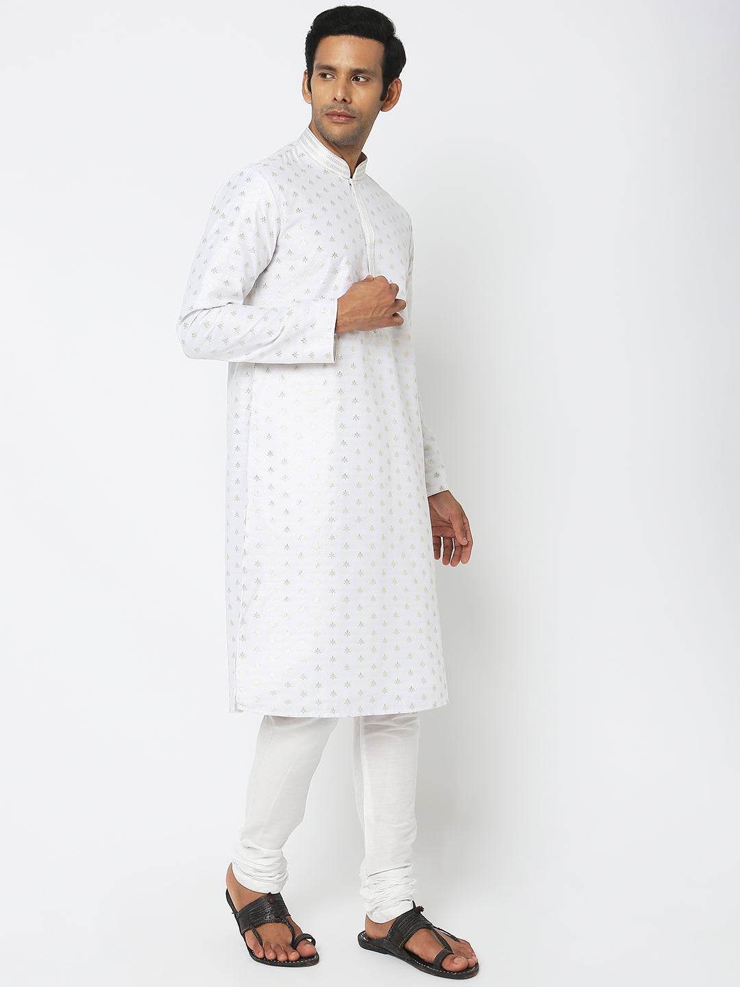 Regular Fit Jacquard Kurta Sets