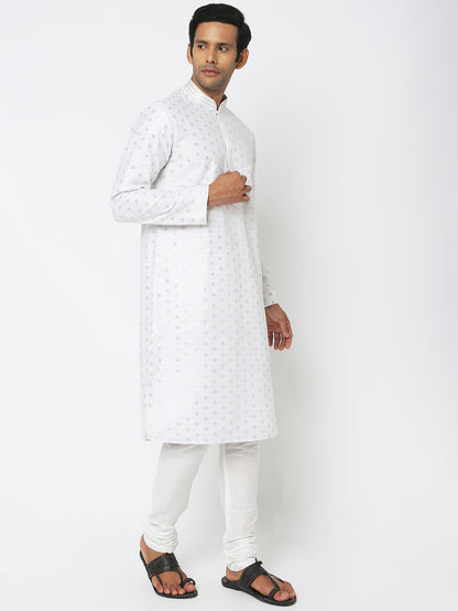 Regular Fit Jacquard Kurta Sets