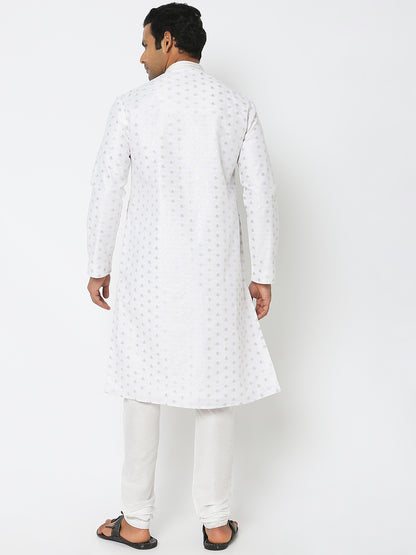 Regular Fit Jacquard Kurta Sets